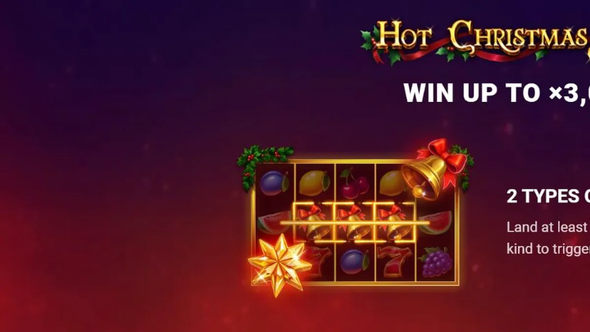 Hot Christmas Slot festive holiday theme